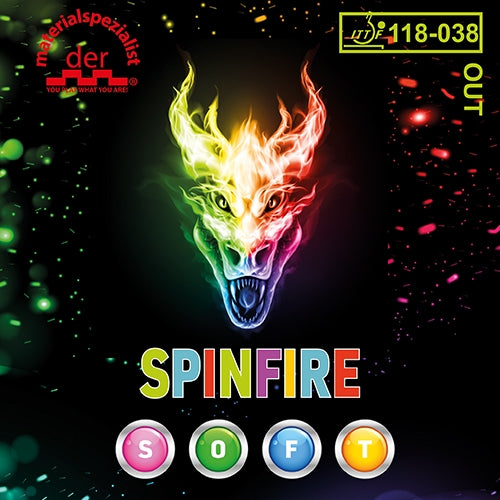 Der-materialspezialist SPINFIRE SOFT Table Tennis Rubber